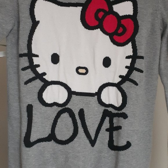 Hello Kitty grey sweater Love H&M - Picture 4 of 6